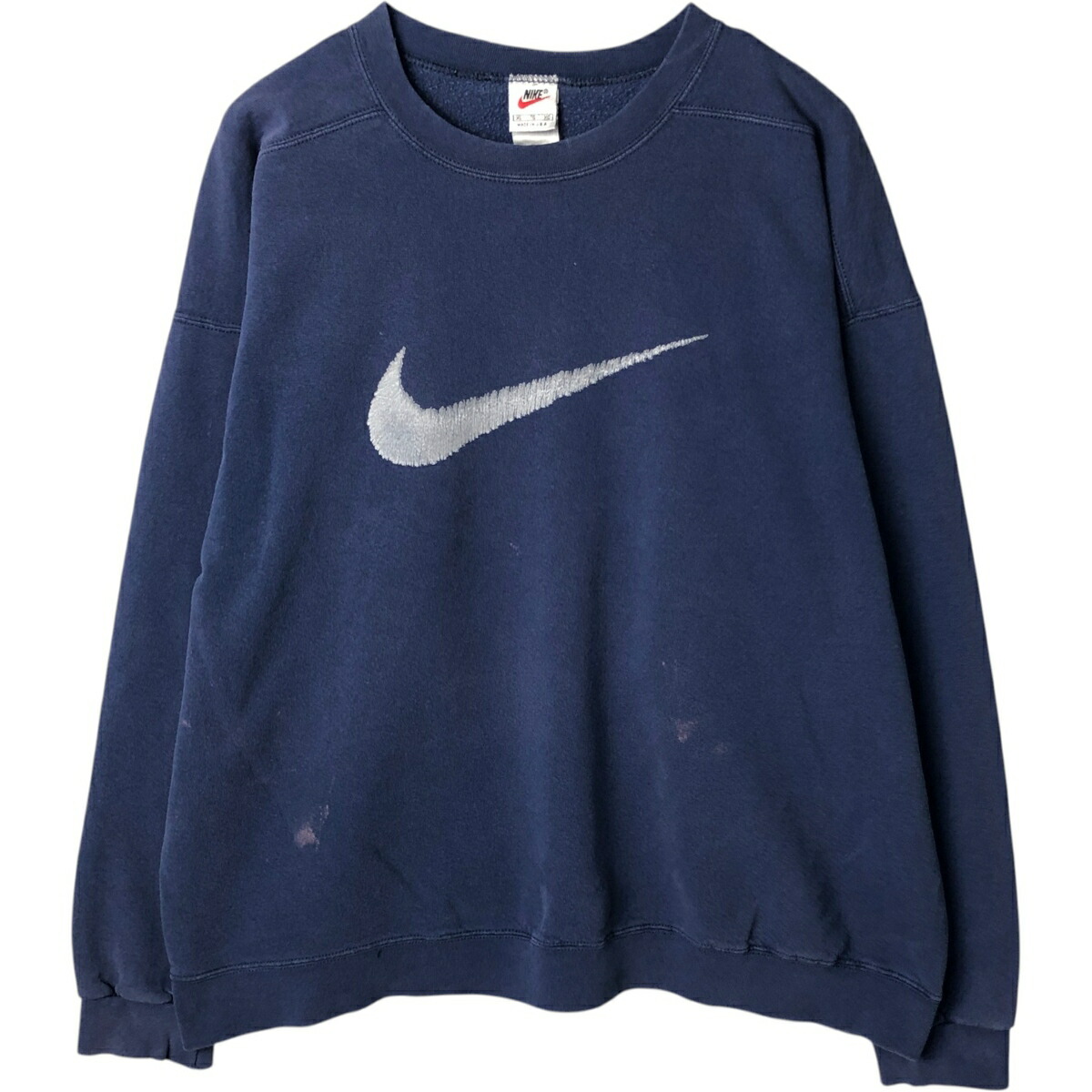 古着 90'S ナイキ NIKE ロゴスウェットシャツ トレーナー USA製 メンズXL相当 クルーネック(丸首) ヴィンテージ /eaa635073 【中古】 【260413】 10,771円