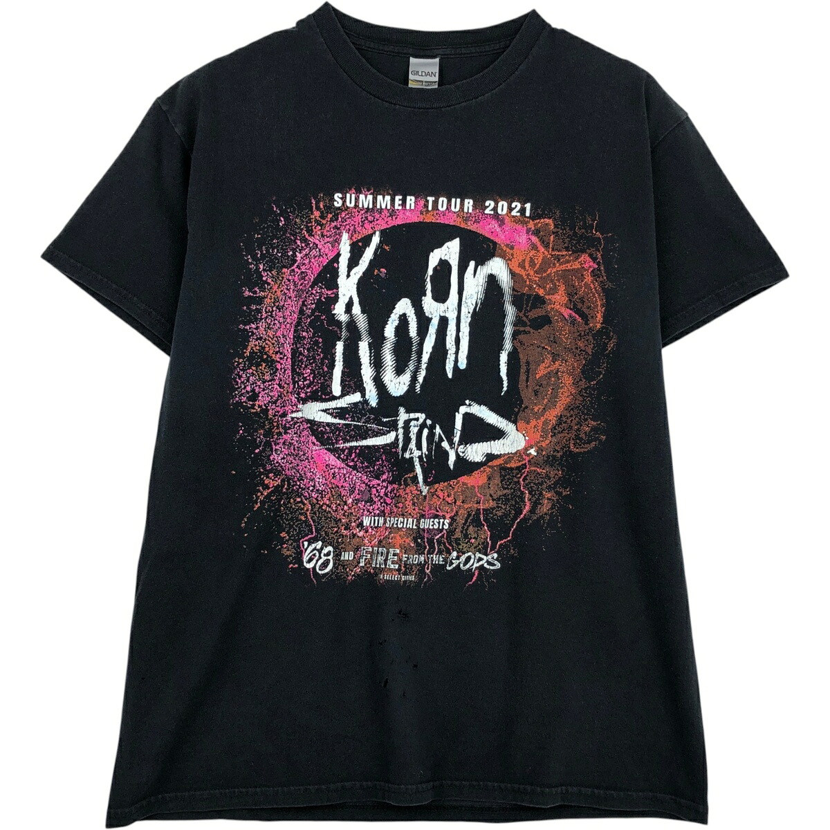 古着 ギルダン GILDAN KORN コーン バンドTシャツ バンT メンズM相当 /eaa635378 【中古】 【260418】