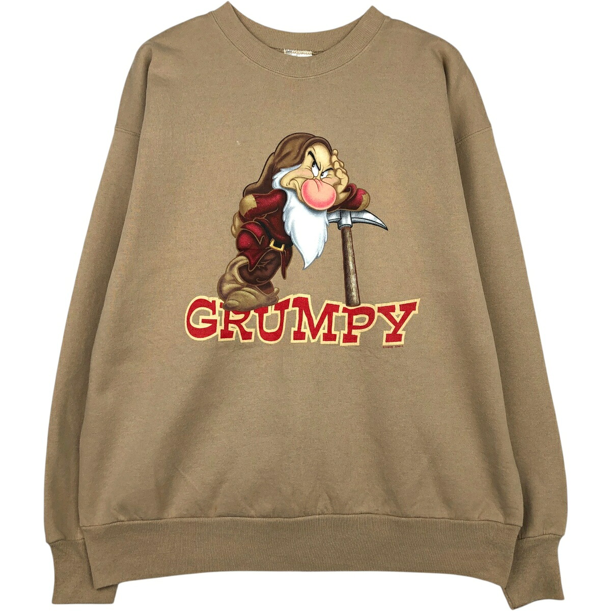 古着 ヘインズ Hanes 白雪姫 7人の小人 Grumpy おこりんぼ キャラクタースウェットシャツ トレーナー メンズL相当 /eaa635403 【中古】 【260427】｜古着屋JAM