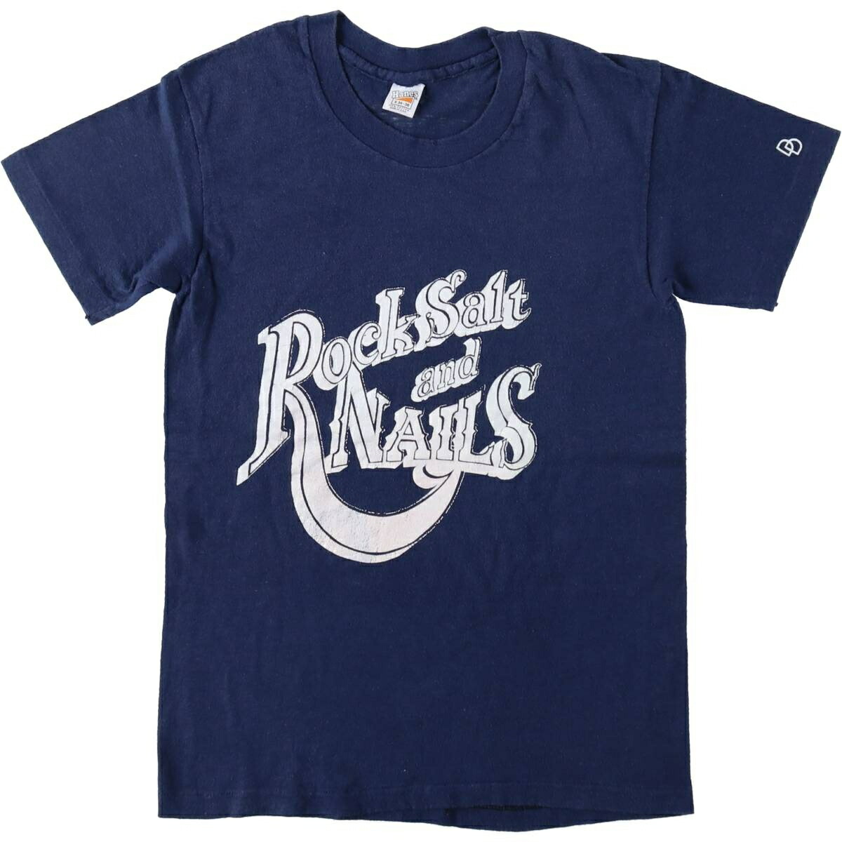 古着 70'S ヘインズ Hanes 三角タグ プリントTシャツ USA製 レディースS相当 ヴィンテージ /eaa635587 【中古】 【260420】 【ADEL/アデル】