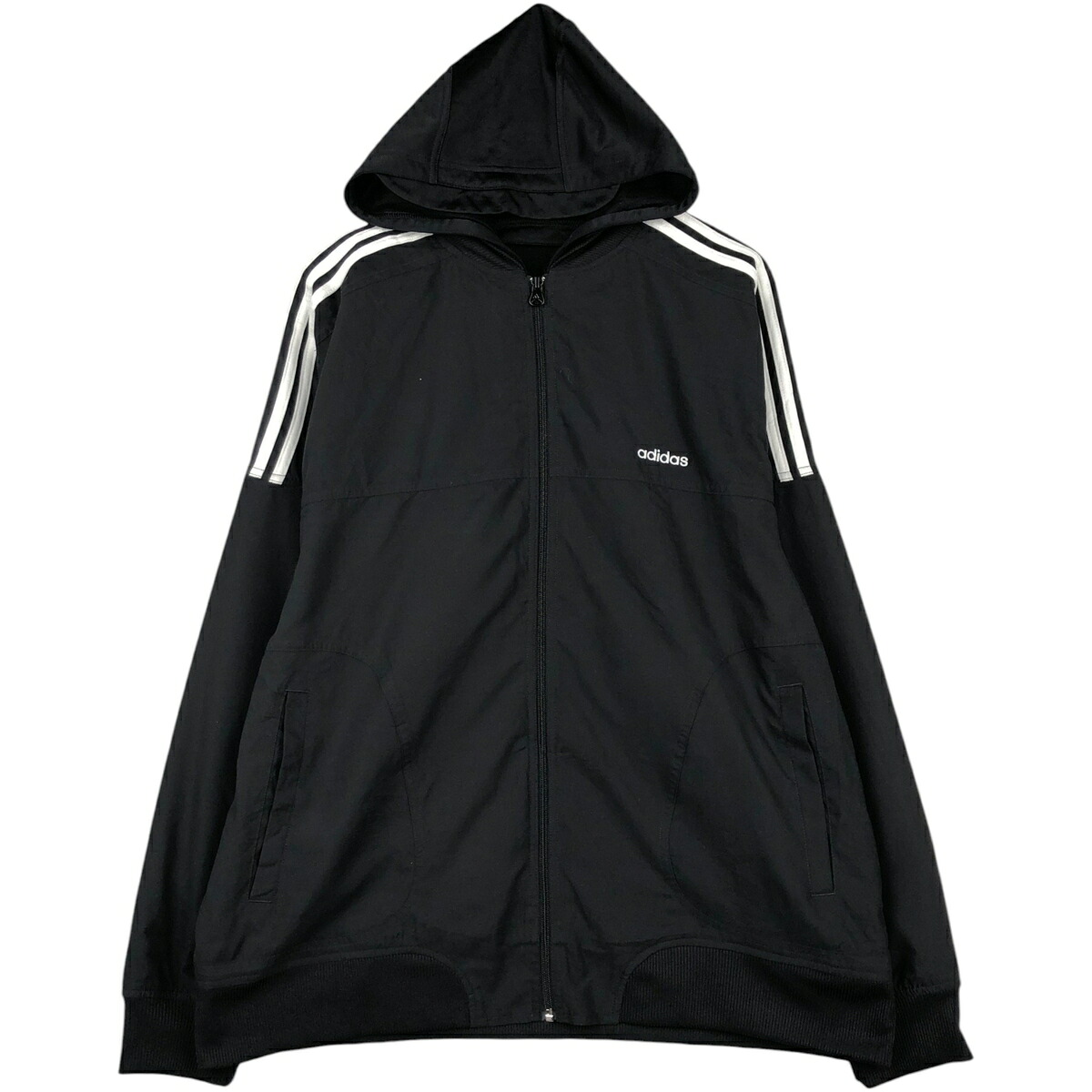 古着 00'S アディダス adidas フード付き ウインドブレーカー メンズL相当 /eaa635999 【中古】 【260501】｜古着屋JAM