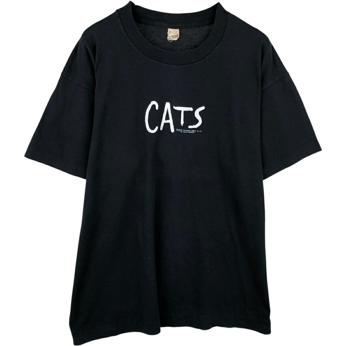 古着 80'S CATS キャッツ ネコ柄 プリントTシャツ USA製 メンズXL相当 ヴィンテージ /eaa636063 【中古】 【260420】