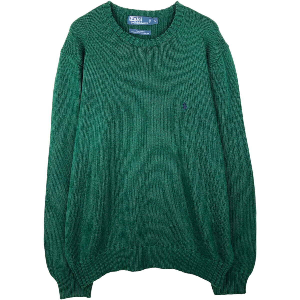古着 ラルフローレン Ralph Lauren POLO by Ralph Lauren コットンニットセーター メンズL相当 /eaa637297 【中古】 【260509】｜古着屋JAM 7,284円