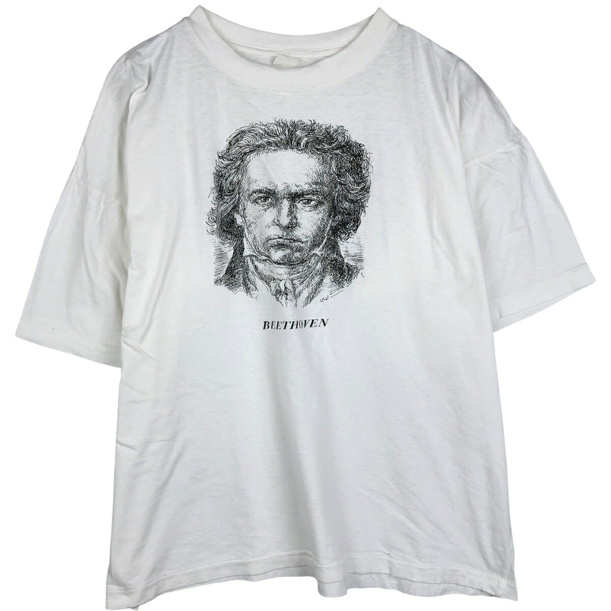 古着 ~90'S Ludwig van Beethoven ルートヴィヒヴァンベートーヴェン 偉人Tシャツ メンズXXL相当 ヴィンテージ /eaa638834 【中古】 【260502】｜古着屋JAM