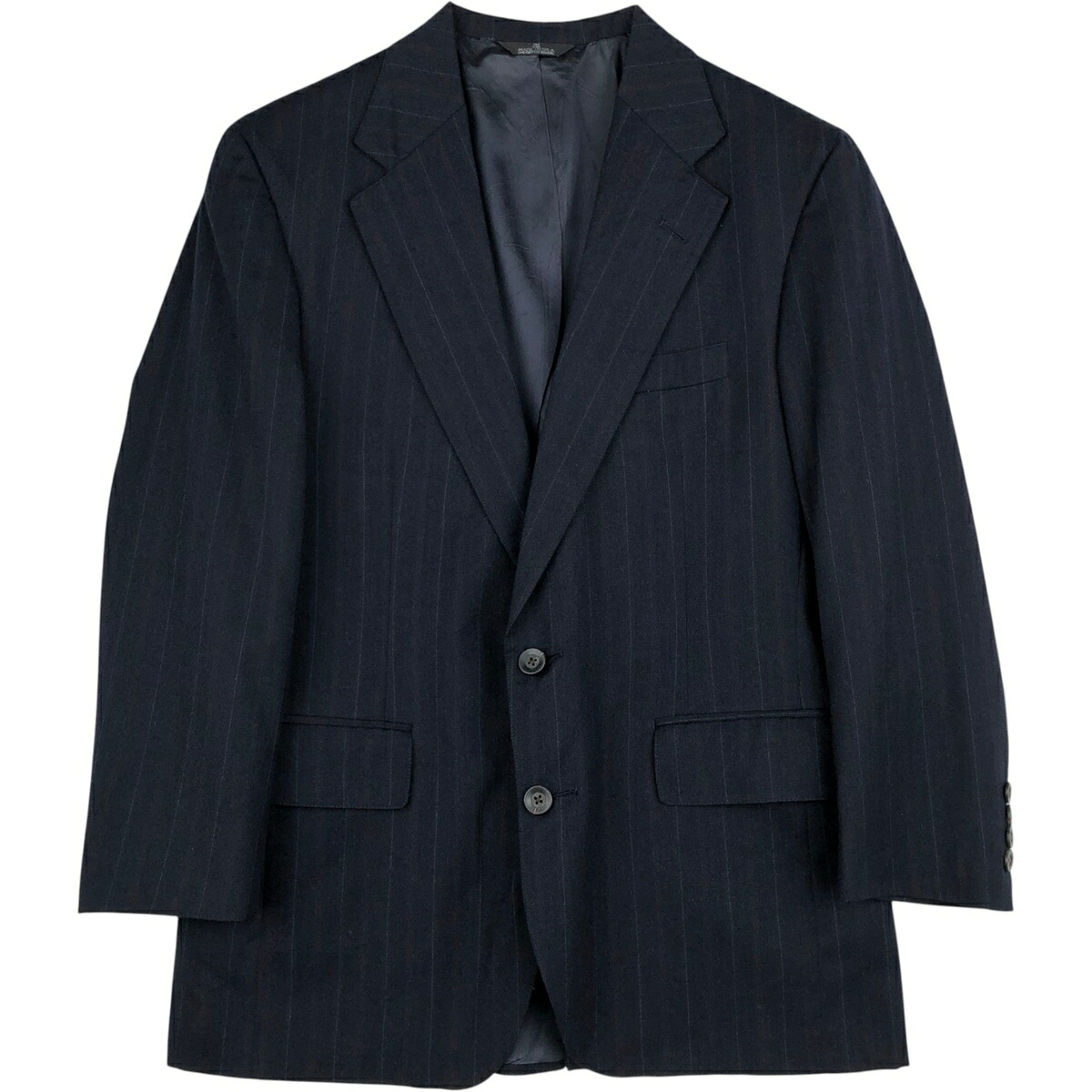 古着 ラルフローレン Ralph Lauren CHAPS チャップス ストライプ柄 ウールテーラードジャケット USA製 メンズM相当 /eaa643397 【中古】 【260516】|古着屋JAM