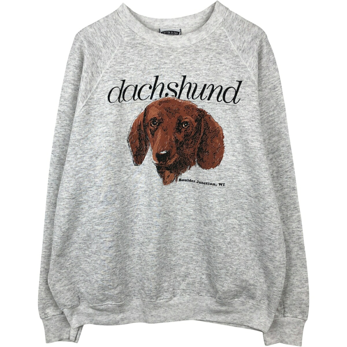 古着 90'S リー Lee DACHSHUND ダックスフンド 犬柄 アニマル スウェットシャツ トレーナー USA製 メンズXXL相当 ヴィンテージ /eaa647505 【中古】 【260531】｜古着屋JAM