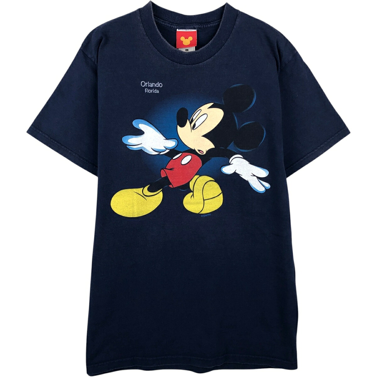 古着 MICKEY MOUSE ミッキーマウス キャラクタープリントTシャツ メンズL相当 /eaa647619 【中古】 【260523】｜古着屋JAM