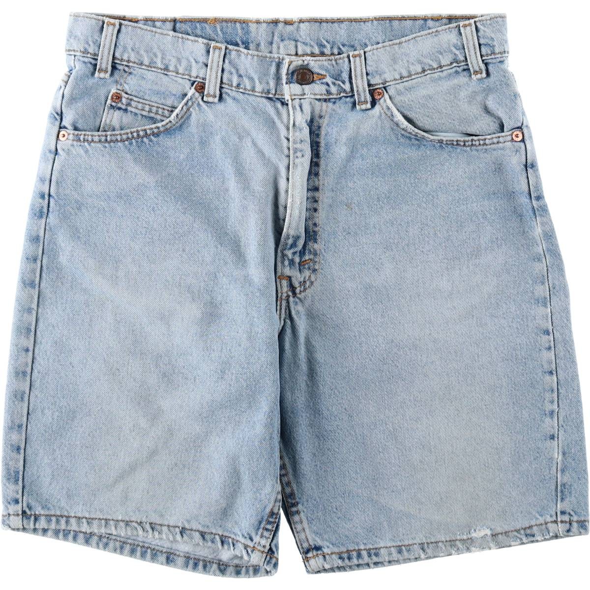 古着 90'S リーバイス Levi's 550 RELAXED FIT オレンジタブ デニムショーツ ショートパンツ USA製 メンズw34相当 ヴィンテージ /eaa647993 【中古】 【260524】｜古着屋JAM 8,395円