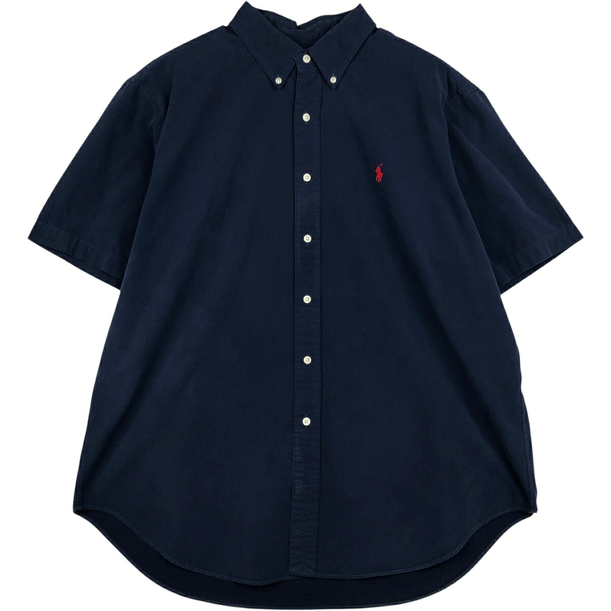 古着 ラルフローレン Ralph Lauren CLASSIC FIT クラシックフィット 半袖 ボタンダウンシャツ メンズXL相当 /eaa648011 【中古】 【260605】｜古着屋JAM