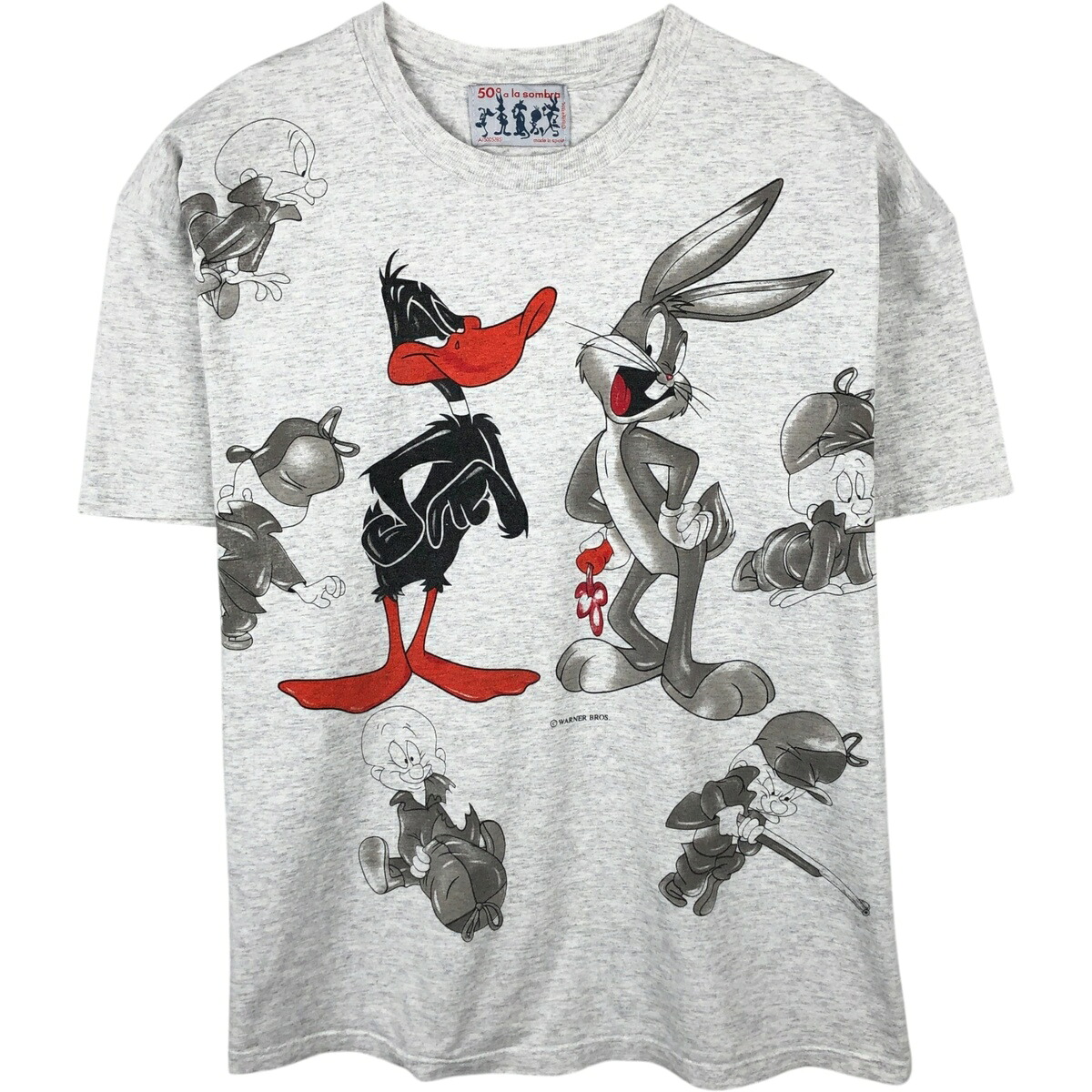 古着 90~00'S ヘインズ Hanes LOONEY TUNES ルーニーテューンズ 大判プリント キャラクタープリントTシャツ メンズXL相当 /eaa648755 【中古】 【260619】｜古着屋JAM