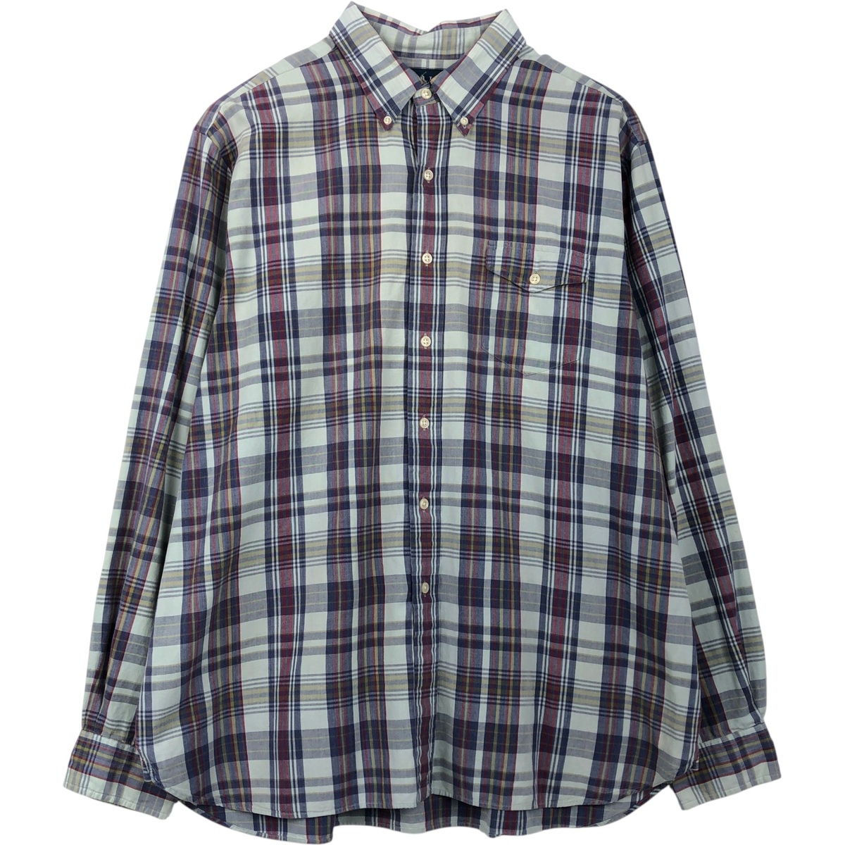 古着 ラルフローレン Ralph Lauren 長袖 ボタンダウンチェックシャツ メンズXL相当 /eaa649972 【中古】 【260706】｜古着屋JAM
