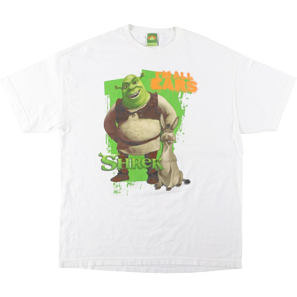 古着 Shrek 2 シュレック 2 キャラクタープリントTシャツ メンズXL相当 /eaa650338 【中古】 【260613】｜古着屋JAM
