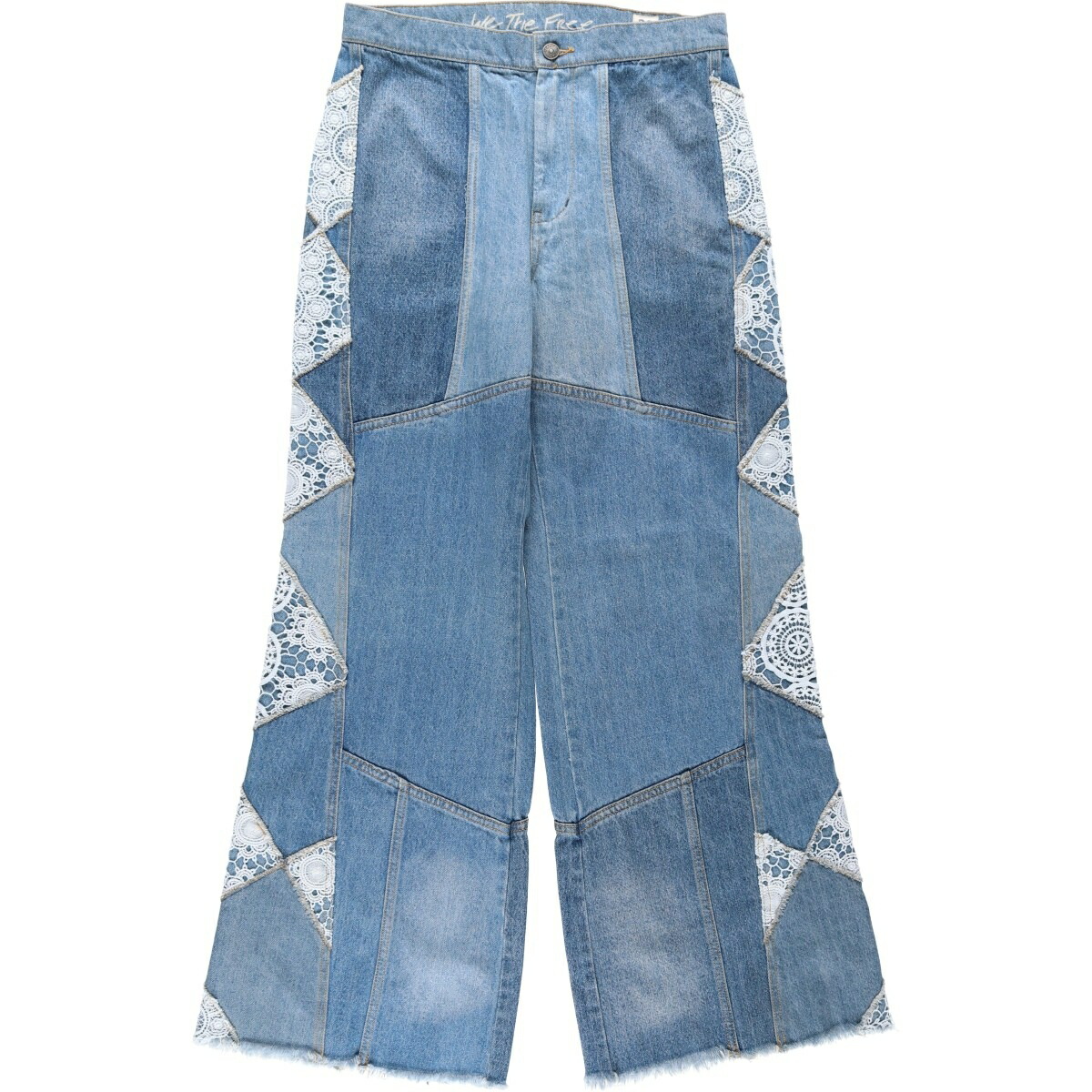 古着 We The Free カットオフ パッチワーク ブーツカットデニムパンツ レディースXL(w32)相当 /eaa650843 【中古】 【260619】 【ADEL/アデル】｜古着屋JAM