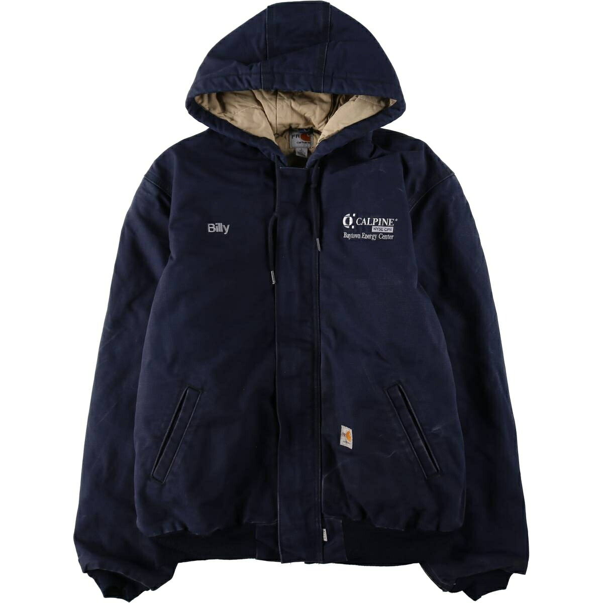 古着 カーハート Carhartt アクティブジャケット FRシリーズ 中綿入り ダックフルジップパーカー メンズL相当 /eaa651286 【中古】 【260619】｜古着屋JAM