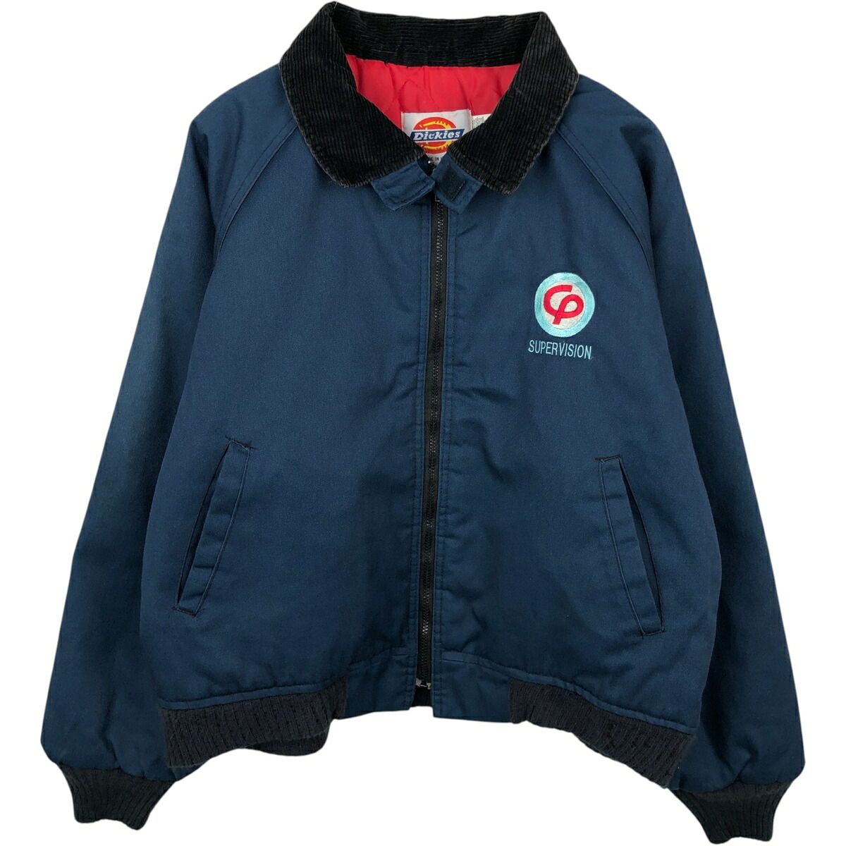 古着 ディッキーズ Dickies 襟付き 中綿入り ワークブルゾン USA製 メンズXL相当 /eaa651332 【中古】 【260615】｜古着屋JAM