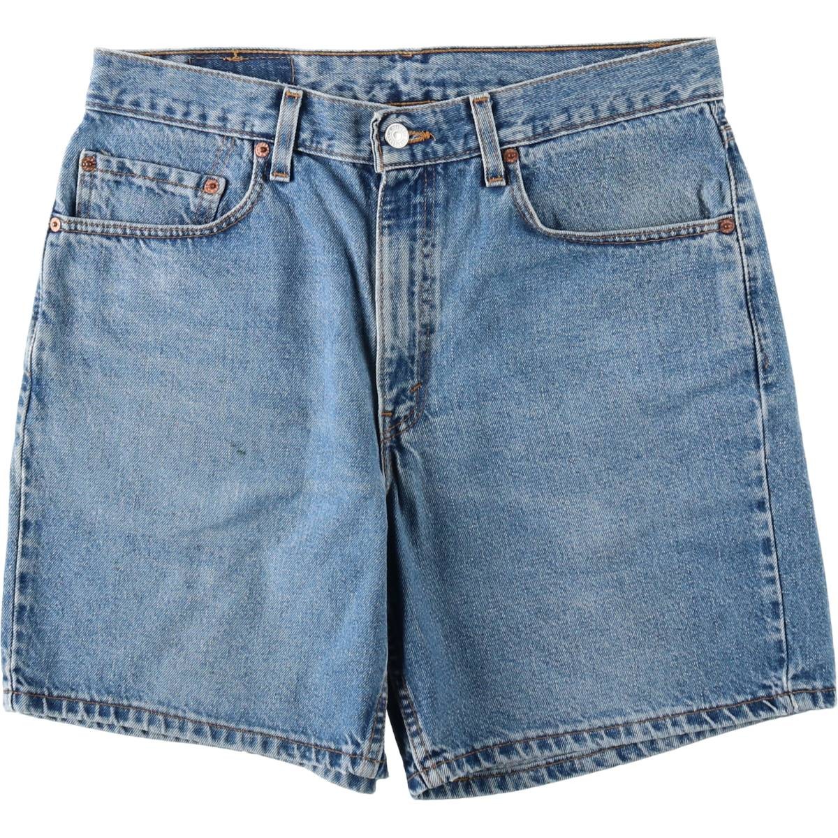 古着 00'S リーバイス Levi's 550 RELAXED FIT デニムショーツ ショートパンツ USA製 メンズw33相当 /eaa653566 【中古】 【260623】｜古着屋JAM