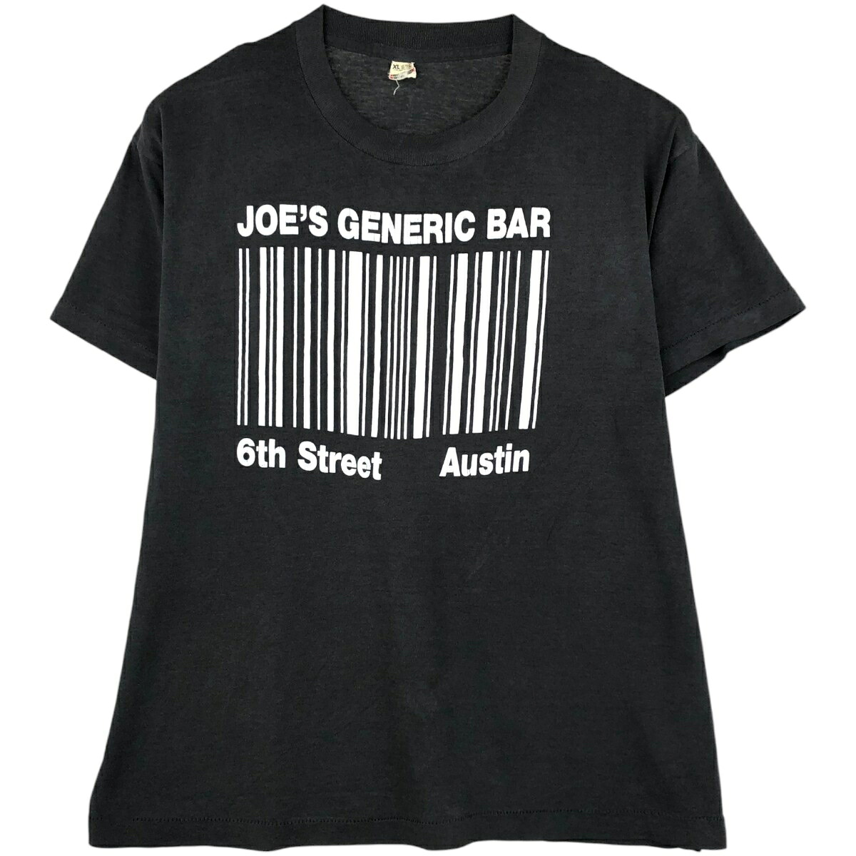 古着 80'S スクリーンスターズ SCREEN STARS JOE'S GENERIC BAR アドバタイジングTシャツ USA製 メンズXL相当 ヴィンテージ /eaa654243 【中古】 【260711】｜古着屋JAM