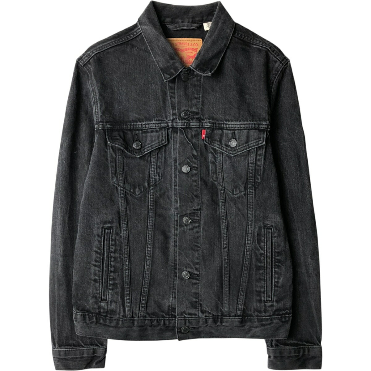古着 リーバイス Levi's ブラック デニムジャケット Gジャン メンズM相当 /eaa654863 【中古】 【260629】|古着屋JAM