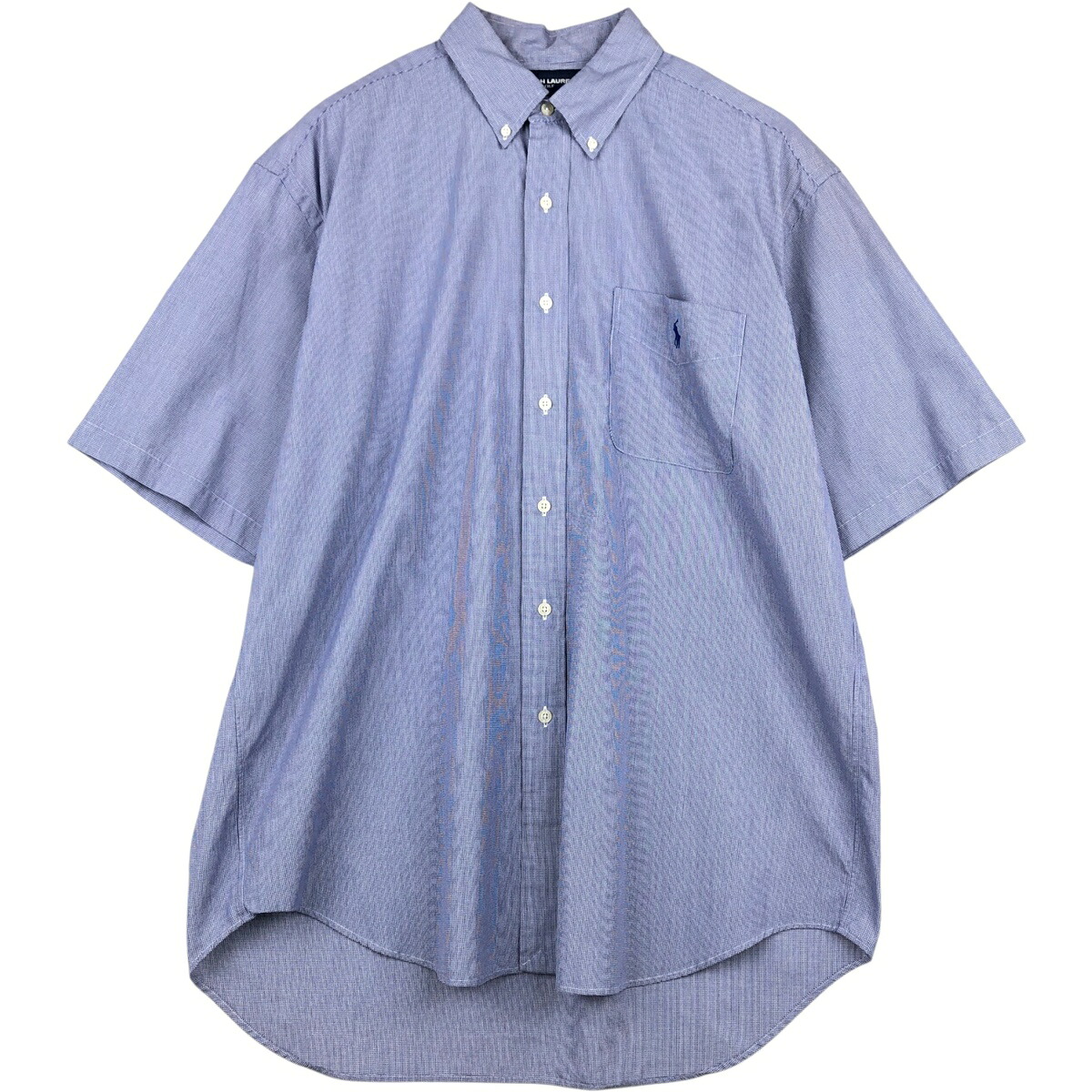 古着 ラルフローレン Ralph Lauren GOLF ポロゴルフ TILDEN 半袖 ボタンダウン チェックシャツ メンズL相当 /eaa655852 【中古】 【260707】｜古着屋JAM