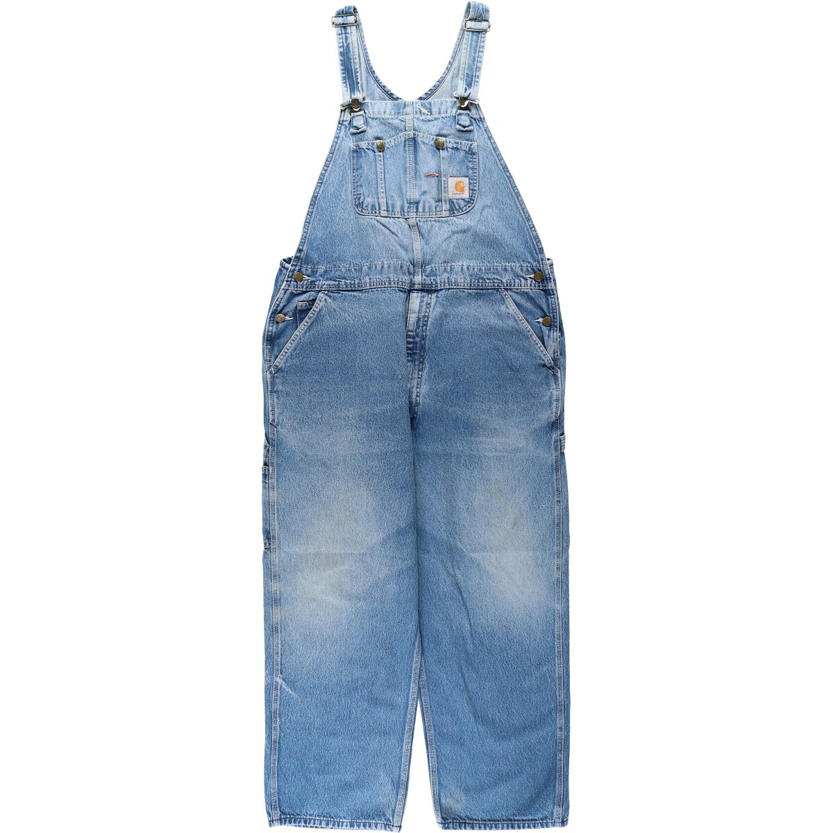 古着 ビッグサイズ カーハート Carhartt デニムオーバーオール メンズw40相当 /eaa656753 【中古】 【260723】｜古着屋JAM 9,315円