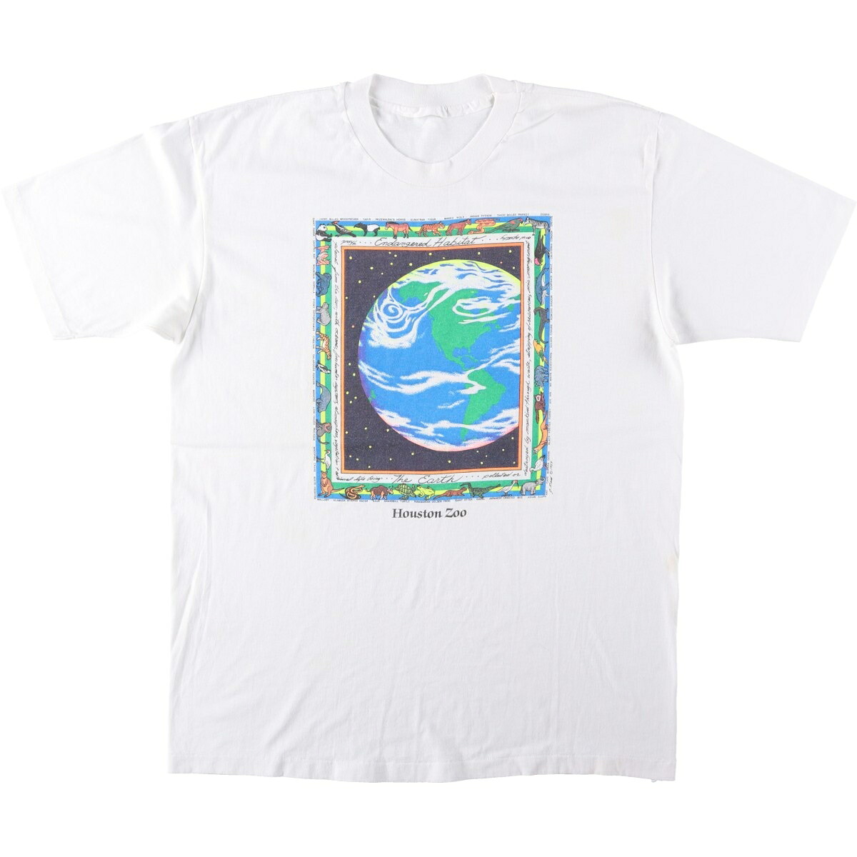古着 80'S アニマル柄 プリントTシャツ メンズL相当 ヴィンテージ /eaa657394 【中古】 【260712】|古着屋JAM