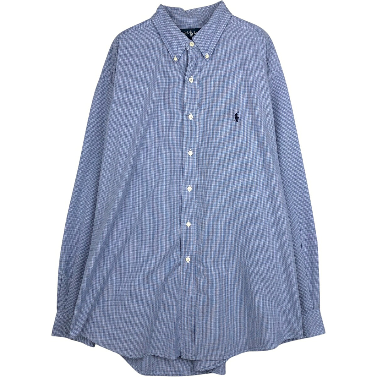 古着 ラルフローレン Ralph Lauren BLAKE 長袖 ボタンダウンチェックシャツ メンズXL相当 /eaa659325 【中古】 【260711】｜古着屋JAM