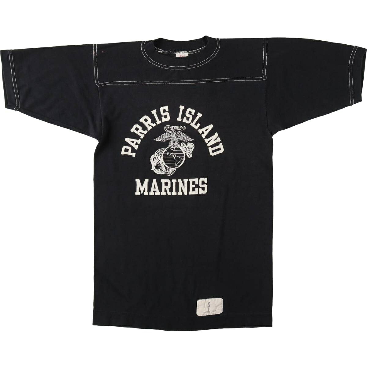 古着 80'S ソフィ SOFFE 3連プリント プリントTシャツ USA製 レディースS相当 ヴィンテージ /eaa660506 【中古】 【260719】 【ADEL/アデル】｜古着屋JAM