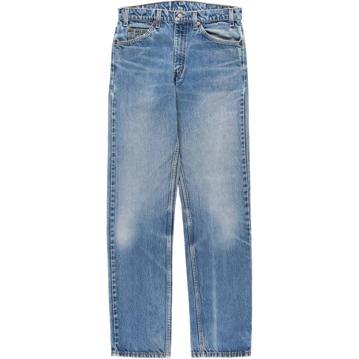 古着 90'S リーバイス Levi's 40505-0215 REGULAR FIT STRAIGHT LEG オレンジタブ テーパードデニムパンツ USA製 メンズw31相当 ヴィンテージ /eaa663389 【中古】 【260726】 ブルー系 春夏秋冬|古着屋JAM