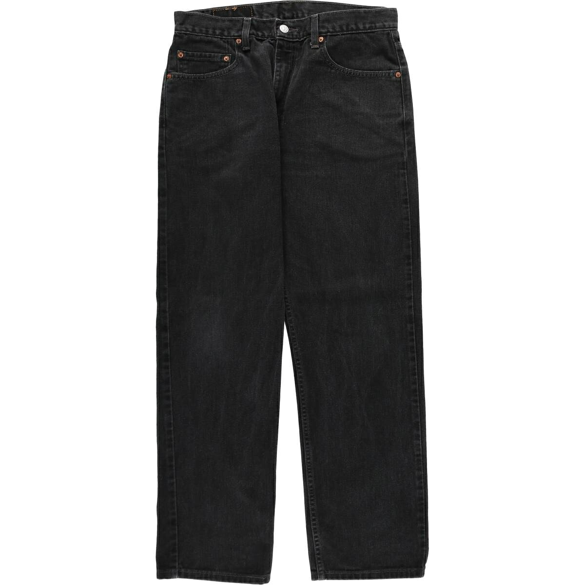 古着 00'S リーバイス Levi's 505 REGULAR FIT STRAIGHT LEG ブラックデニム テーパードデニムパンツ メンズw33相当 /eaa663673 【中古】 【260726】 ブラック系 春夏秋冬｜古着屋JAM