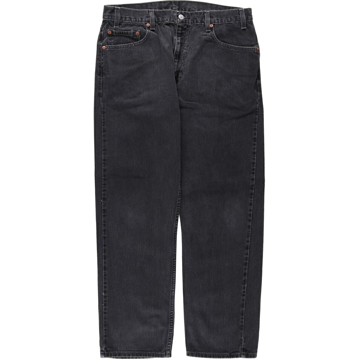 古着 00'S リーバイス Levi's 505 REGULAR FIT STRAIGHT LEG ブラックデニム テーパードデニムパンツ メンズw35相当 /eaa663675 【中古】 【260726】 ブラック系 春夏秋冬|古着屋JAM