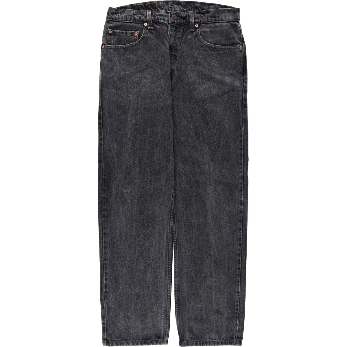 古着 90'S リーバイス Levi's 505-0260 REGULAR FIT STRAIGHT LEG ブラックデニム テーパードデニムパンツ メンズw33相当 ヴィンテージ /eaa663678 【中古】 【260726】 春夏秋冬|古着屋JAM