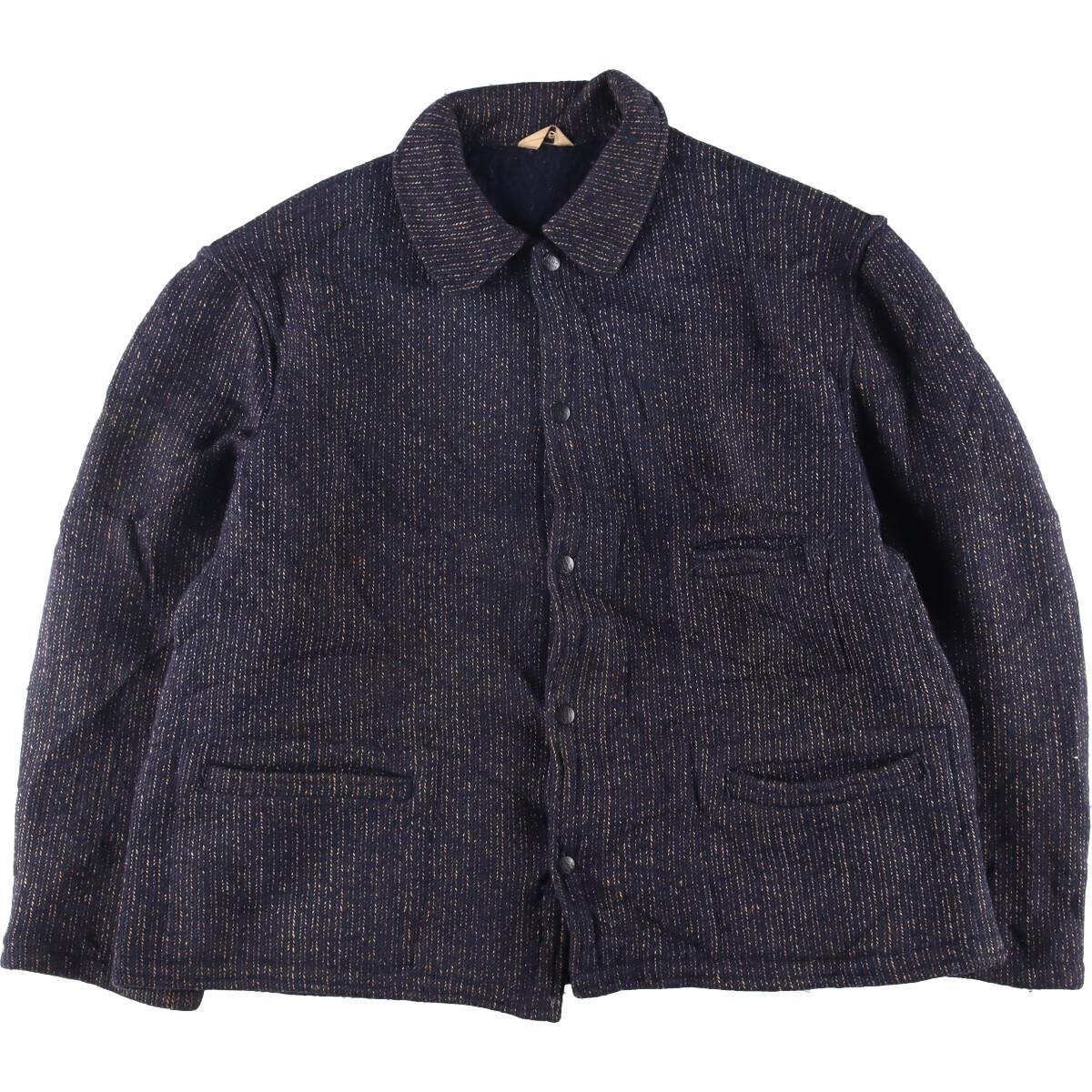 【楽天市場】古着 50年代 BROWN'S BEACH ごま塩 ブラウンズビーチジャケット ワークジャケット 46 メンズXL ヴィンテージ