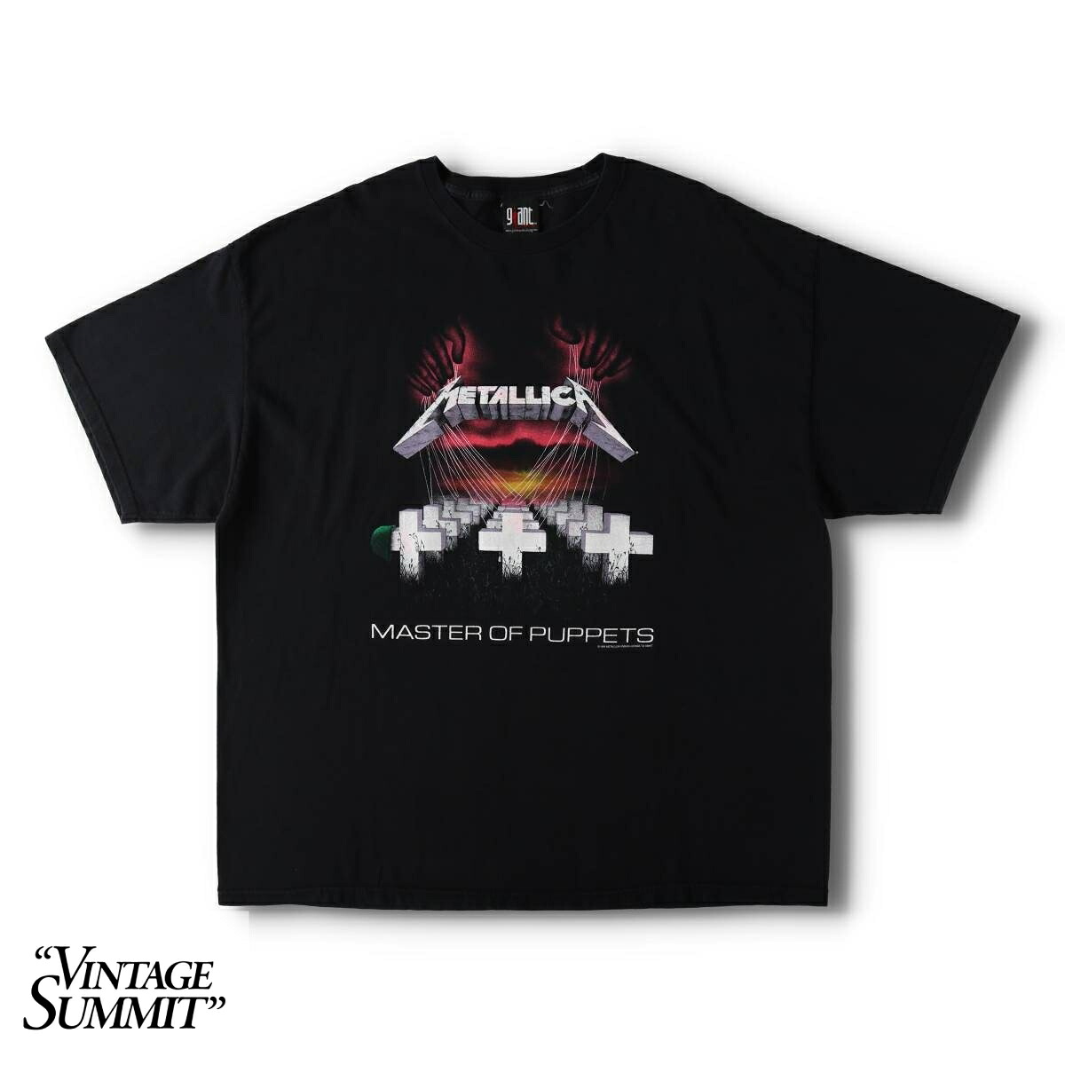 古着 ビッグサイズ 90'S giant METALLICA メタリカ アルバム MASTER OF PUPPETS バンドTシャツ バンT メンズXXXL相当 ヴィンテージ /eva003938 【中古】 【260614】 【N2607】 ブラック系 春夏秋｜古着屋JAM