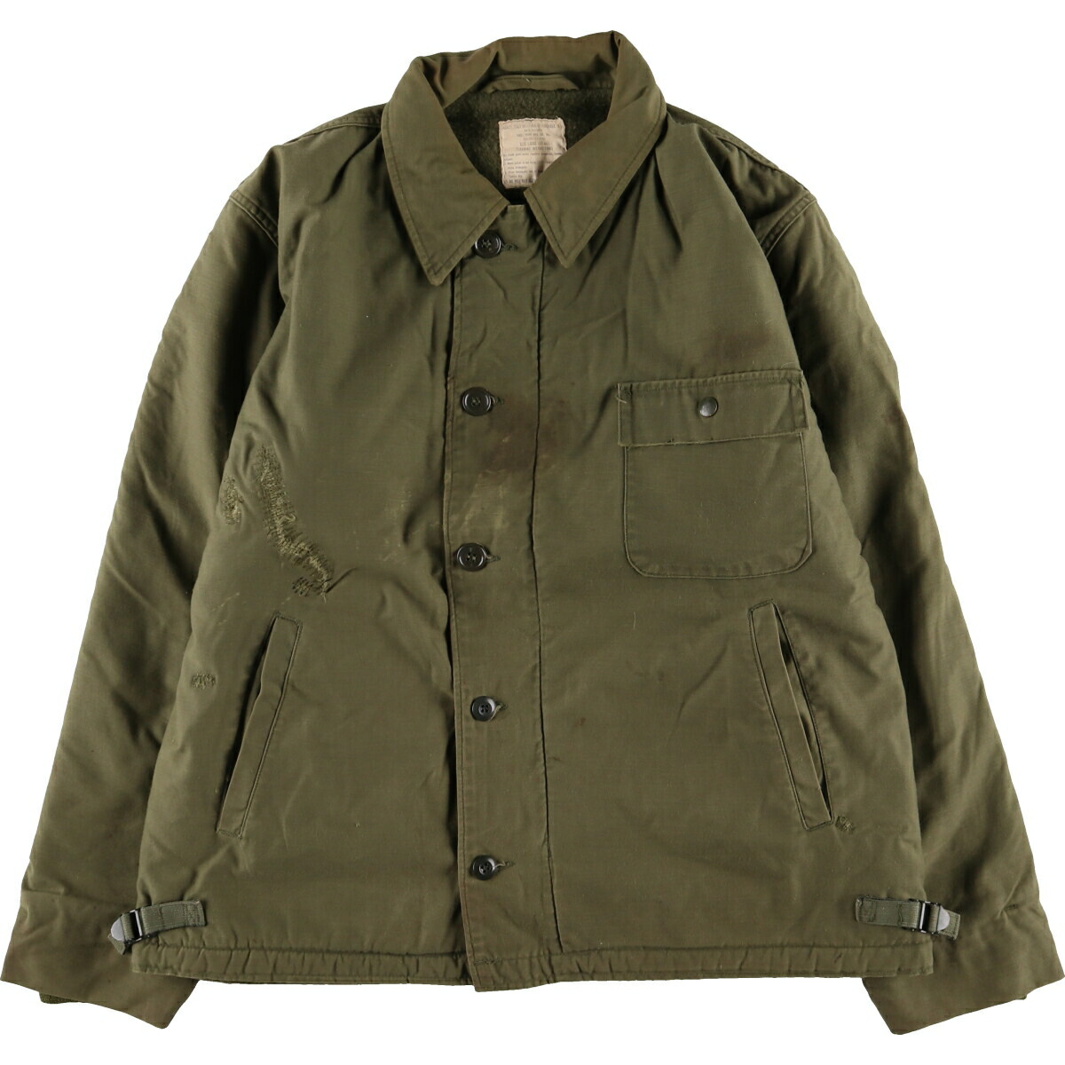 A-1 デッキジャケット/ヴィンテージ/ミリタリー WAIPER.inc ワイパーインク 米海軍 U.S.NAVY N-1 デッキ