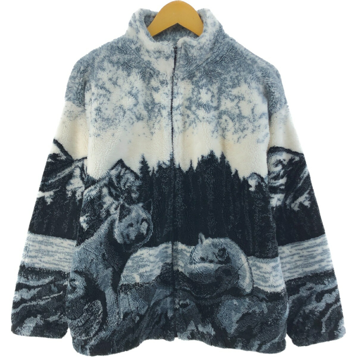 楽天市場】BLACK MOUNTAIN USA製 Leopard Fleece Jacket