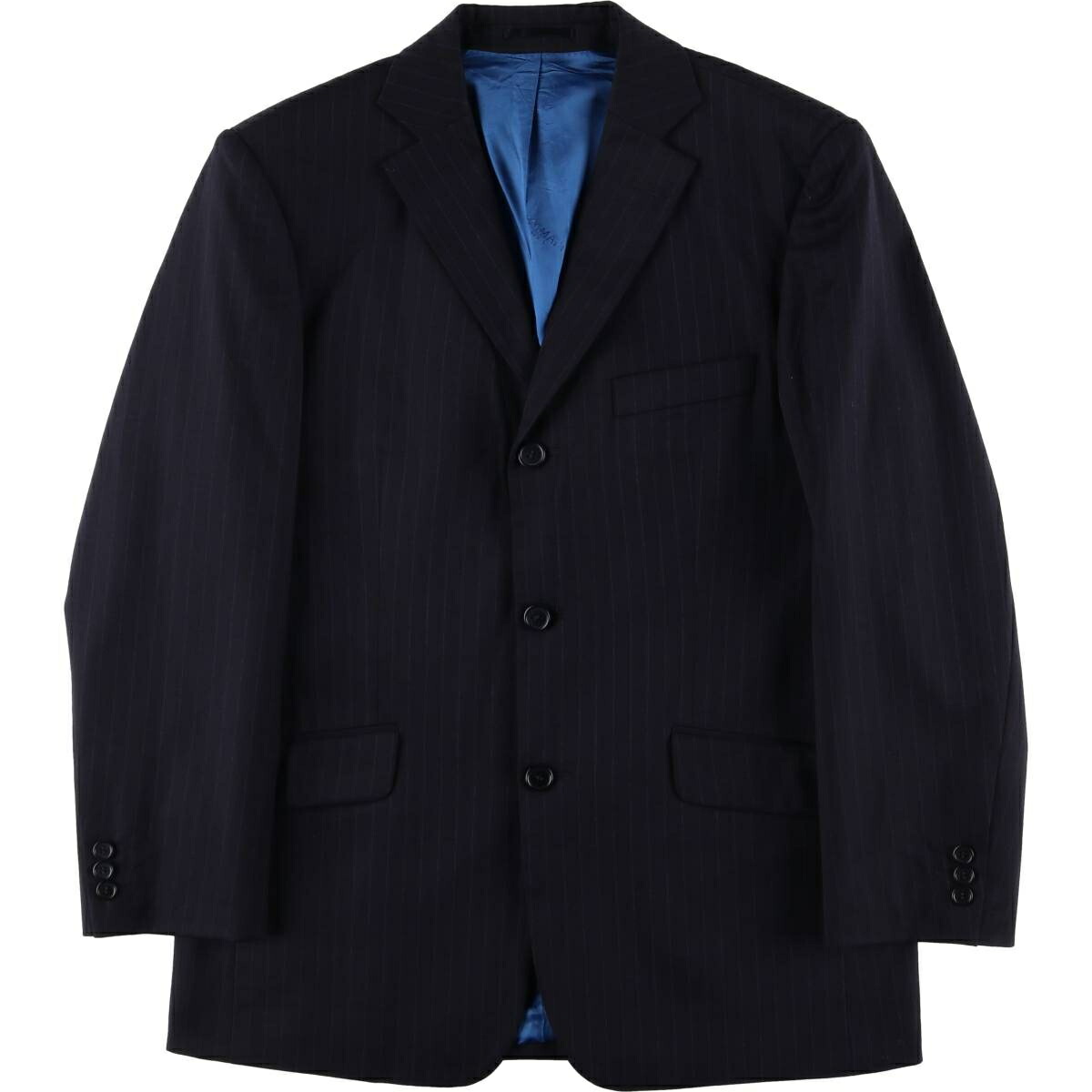 古着 バルマン BALMAIN PARIS ストライプ柄 ウールテーラードジャケット メンズM相当 /evb010283 【中古】 【250331】 【SS2603_10】
