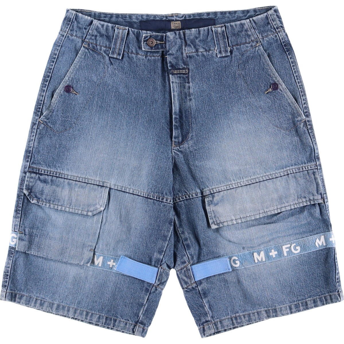 古着 マリテフランソワジルボー MARITHE FRANCOIS GIRBAUD デニムショーツ ハーフパンツ ジョーツ メンズw35相当 /evb010479 【中古】 【250905】