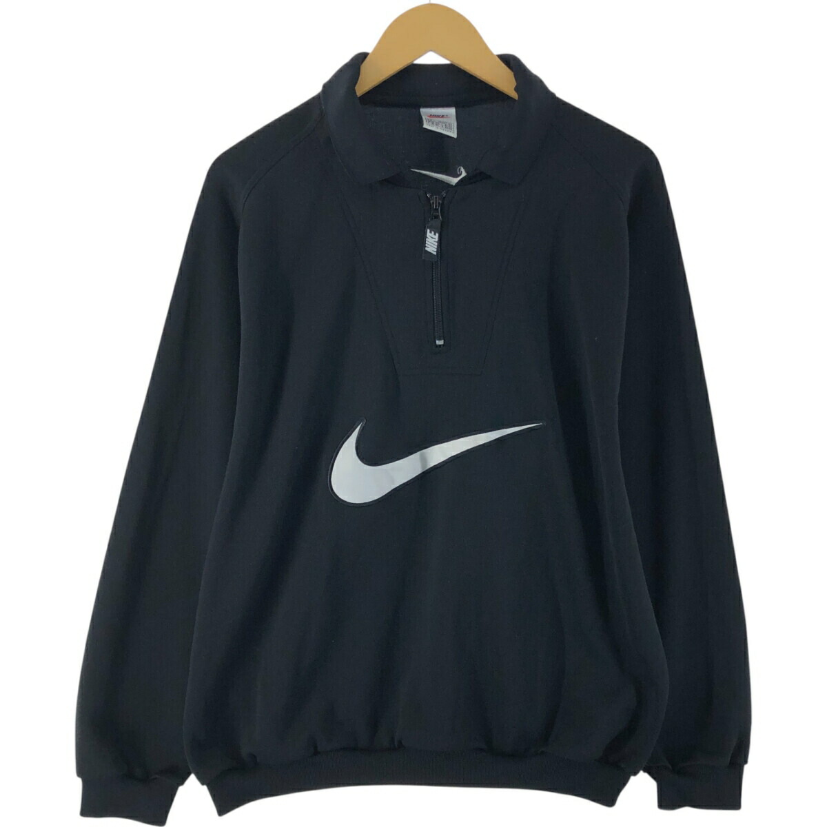 古着 90'S ナイキ NIKE 襟付き ハーフジップ ジャージ トラックジャケット メンズL相当 ヴィンテージ /evb010481 【中古】 【250422】 【SS2603_10】