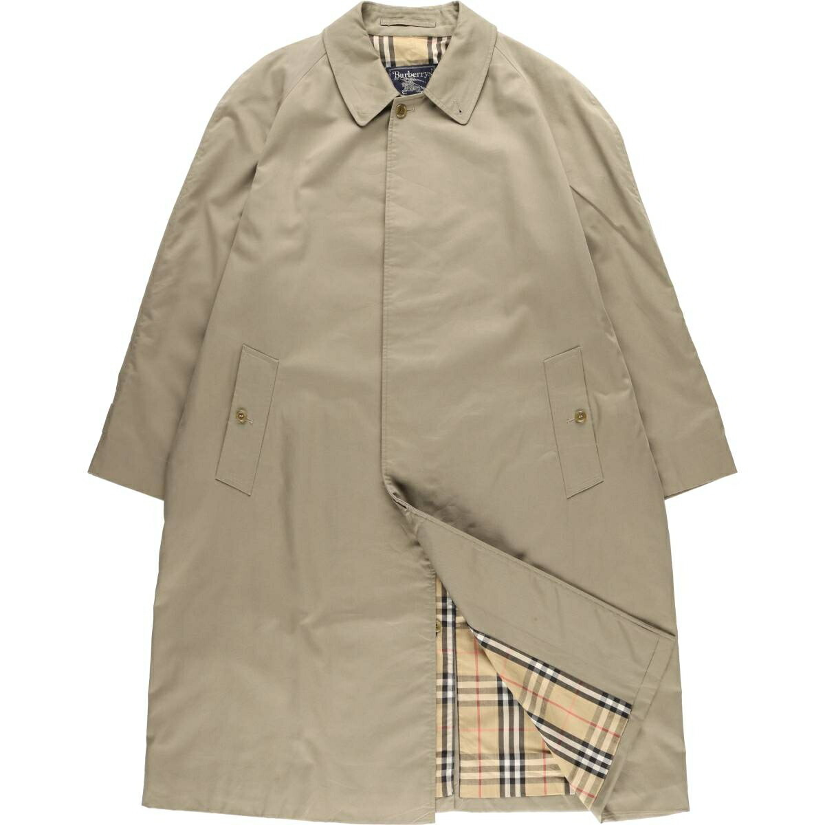古着 バーバリー Burberry's BURBERRYS LONDON ステンカラーコート バルマカーンコート 英国製 メンズXL相当 /evb010574 【中古】 【250818】 【SS2603_10】
