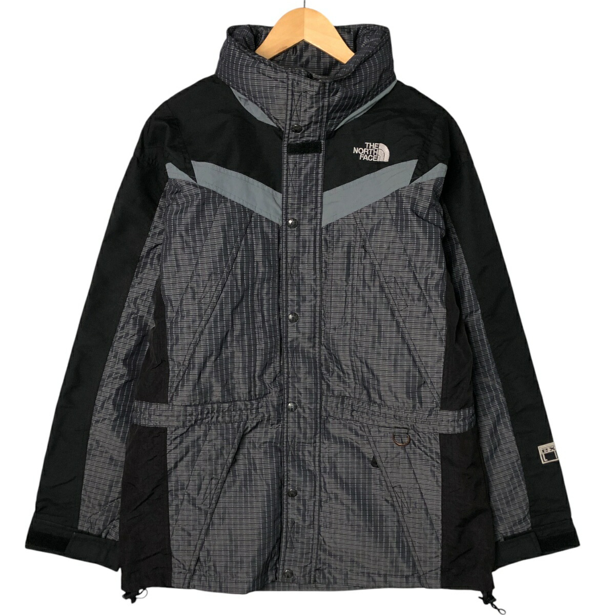 古着 90'S ザノースフェイス THE NORTH FACE EXTREME LIGHT エクストリームライト チェック柄 マウンテンジャケット シェルジャケット メンズM相当 ヴィンテージ /evb010836 【中古】 【250326】 【NL2503】 【SS2603_10】