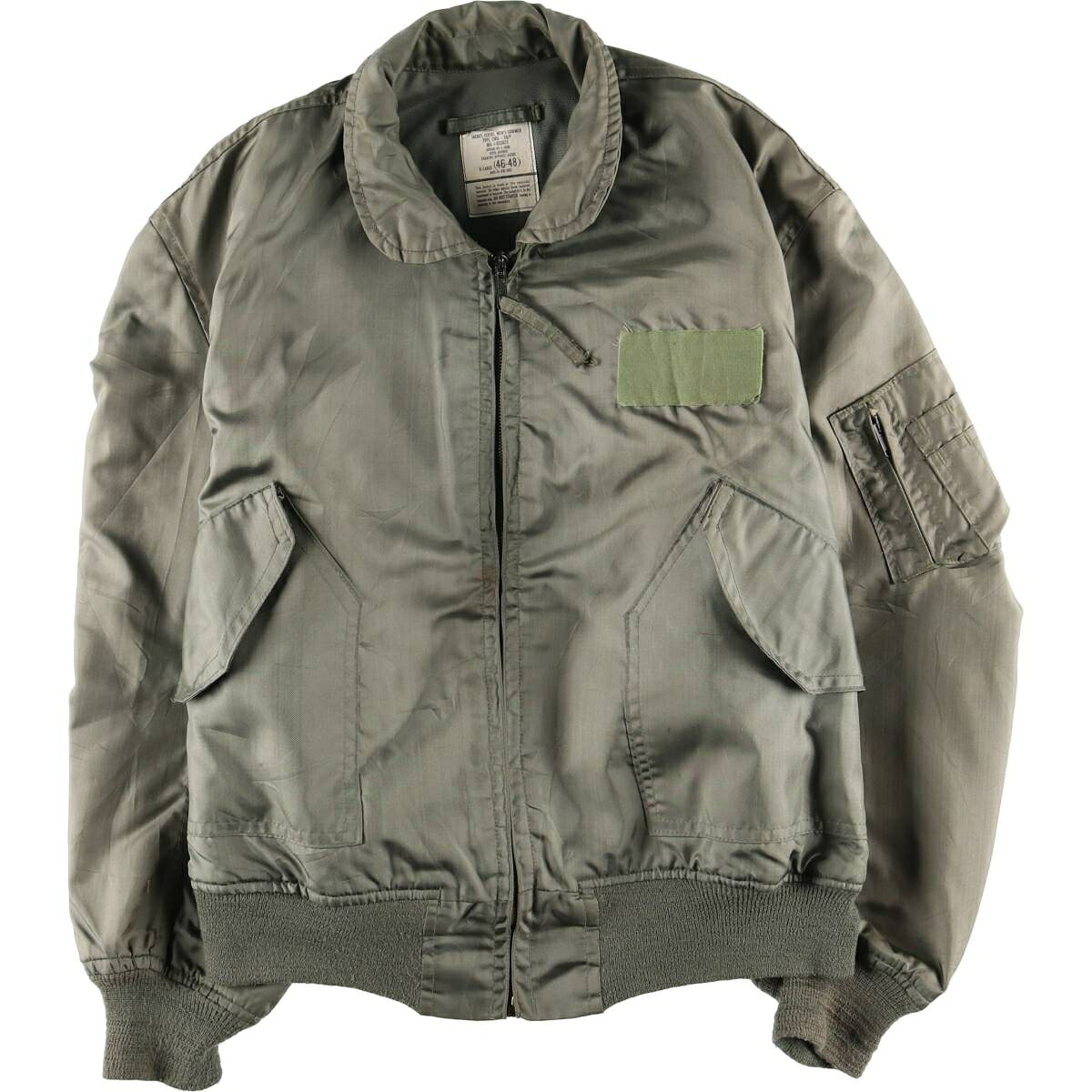 古着 90'S 米軍実品 CWU-36/P ミリタリー フライトジャケット USA製 X-LARGE メンズXL相当 /evb029916 【中古】 【260309】 カーキ系 春秋冬