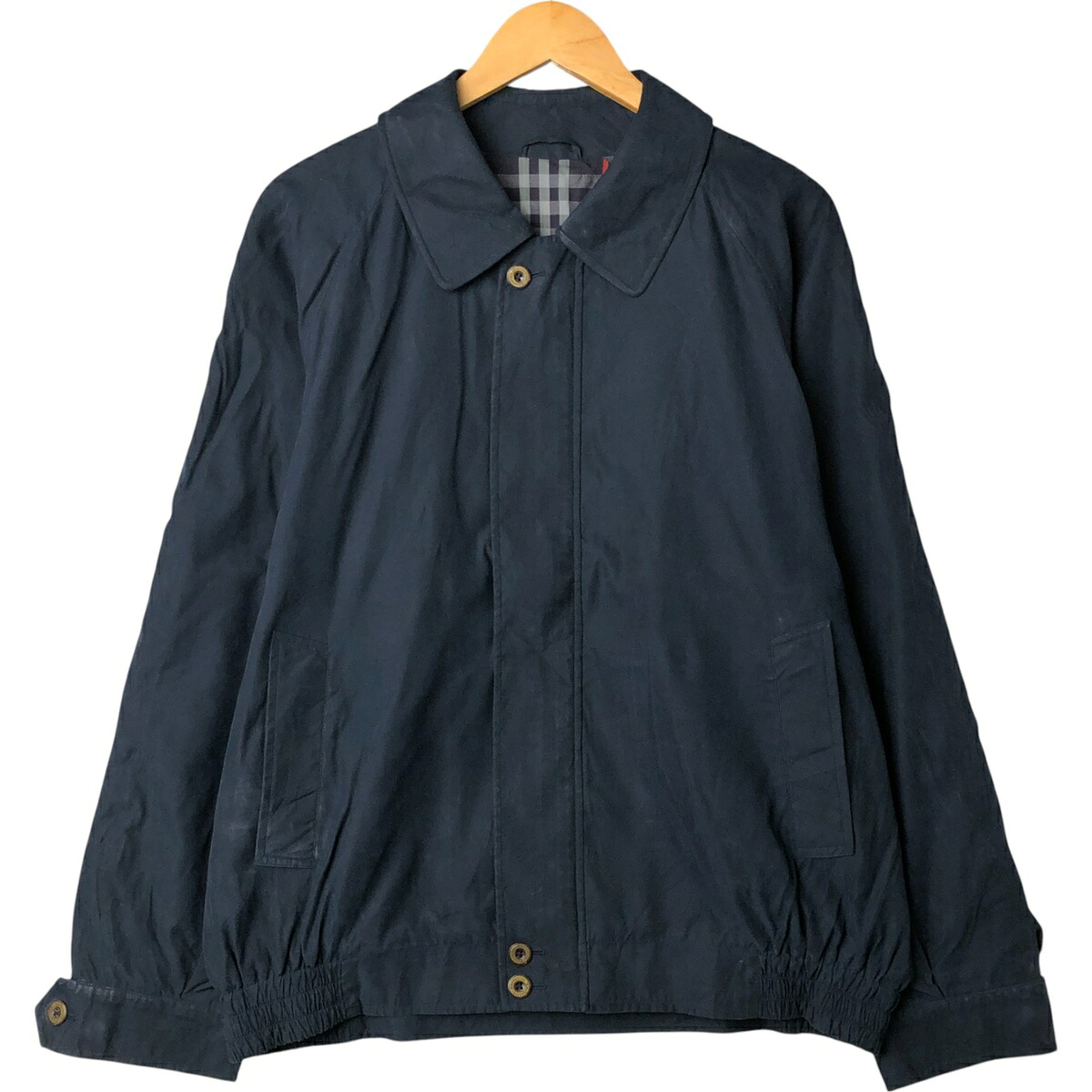 古着 バーバリー Burberry's BURBERRYS OF LONDON ジップアップジャケット USA製 メンズL相当 /evb029970 【中古】 【250627】 【SS2603_10】