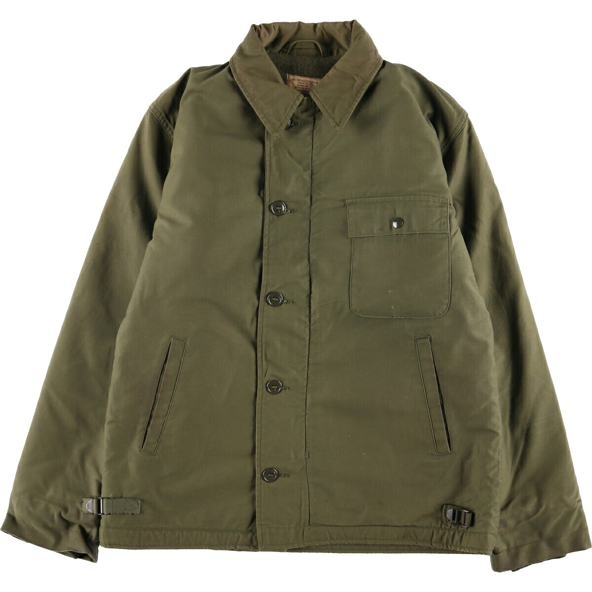 USA製 実物 米軍 US NAVY シップボード ジャケット 紺系 XXL