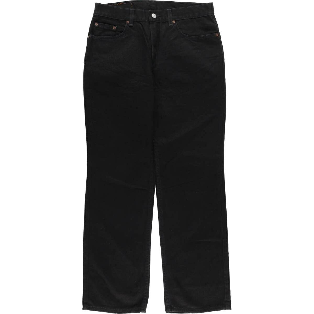 古着 00'S リーバイス Levi's 505 LOW RISE STRAIGHT LEG ブラックデニム テーパードデニムパンツ USA製 レディースXL(w31)相当 /evb030407 【中古】 【260201】 【ADEL/アデル】|古着屋JAM