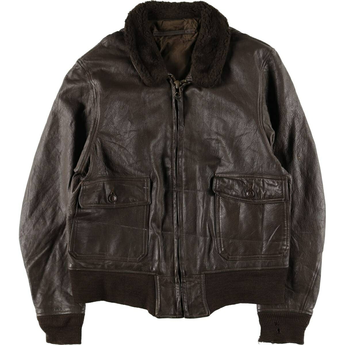 楽天市場】80年代 R.Sherman G-1 フライトジャケット レザージャケット