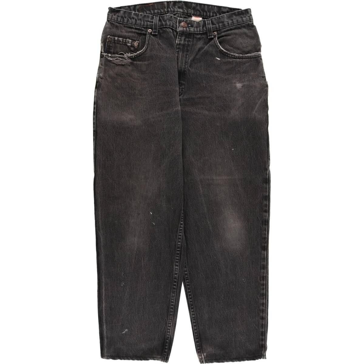 古着 90'S リーバイス Levi's 0560-0260 LOOSE FIT TAPERED LEG ブラックデニム テーパードデニムパンツ USA製 W34 L30 ヴィンテージ /evb030864 【中古】 【251208】