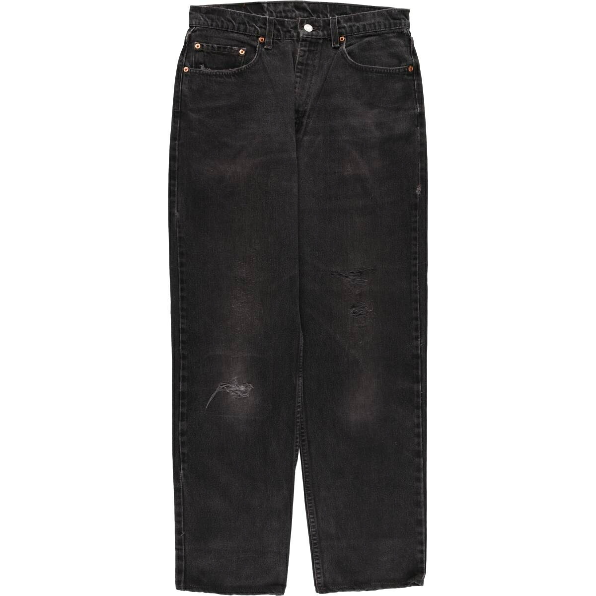 古着 90'S リーバイス Levi's 00550-0260 RELAXED FIT ブラックデニム テーパードデニムパンツ USA製 メンズw32相当 ヴィンテージ /evb030869 【中古】 【251208】｜古着屋JAM