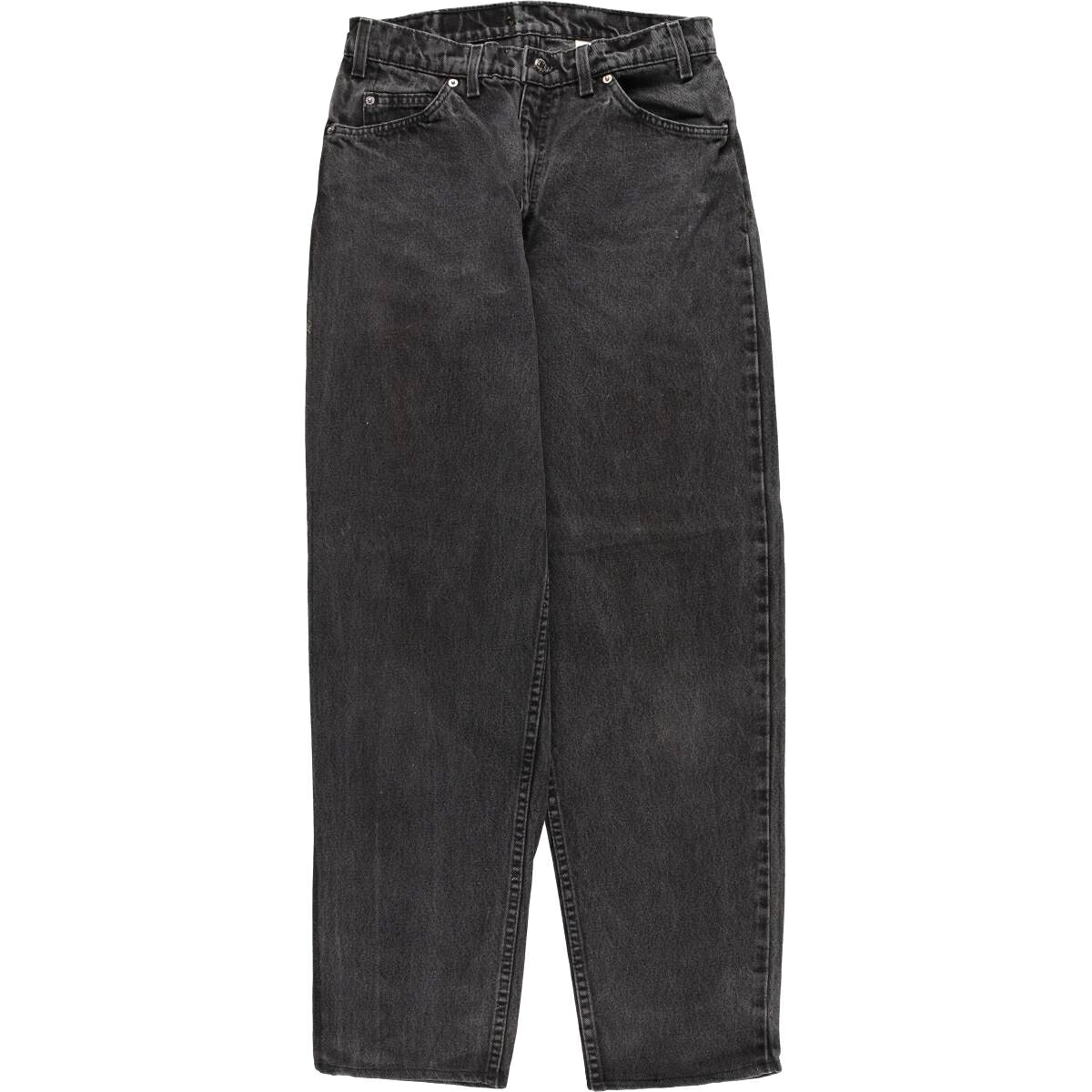 古着 90'S リーバイス Levi's 42560-4159 LOOSE FIT TAPERED LEG オレンジタブ ブラックデニム テーパードデニムパンツ USA製 メンズw30相当 ヴィンテージ /evb030874 【中古】 【251208】