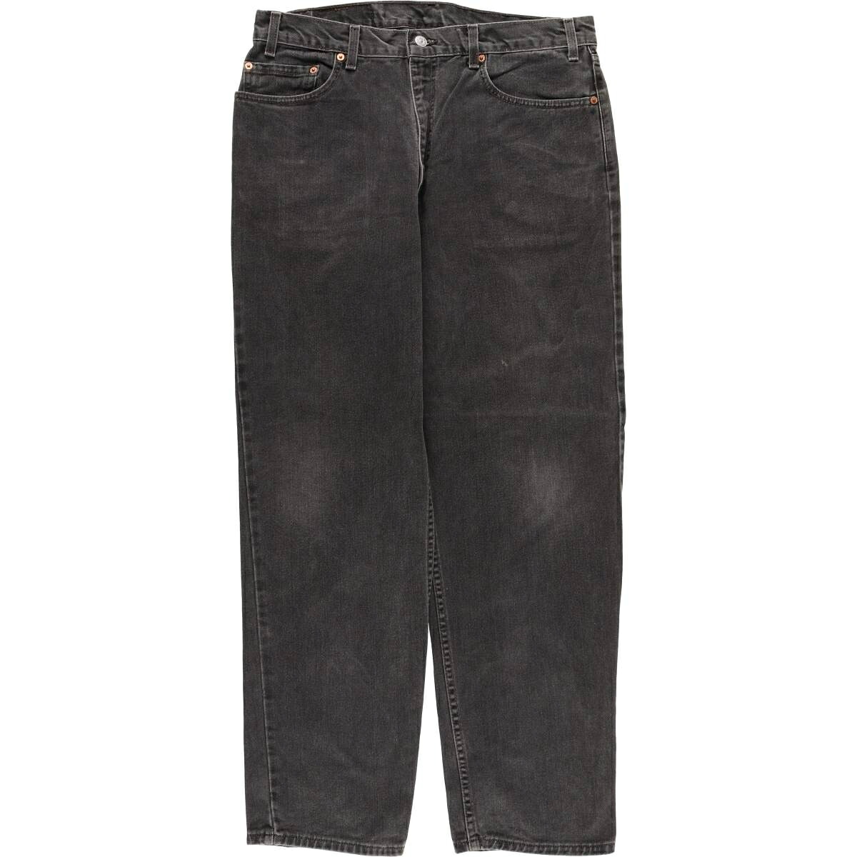 古着 00'S リーバイス Levi's 550 RELAXED FIT ブラックデニム テーパードデニムパンツ USA製 メンズw35相当 /evb030876 【中古】 【251208】