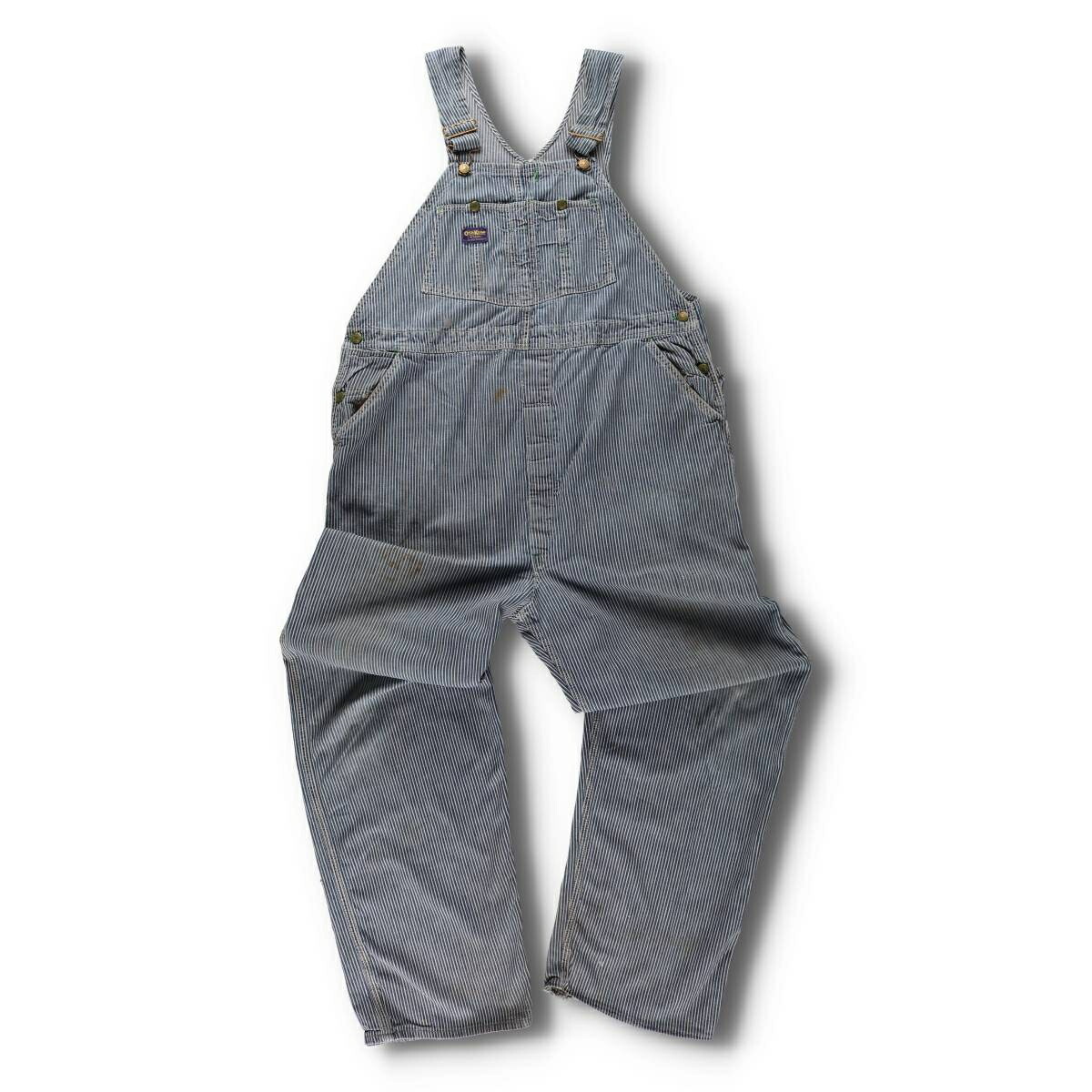 楽天市場】80年代 オシュコシュ Osh kosh ヒッコリーストライプ デニム